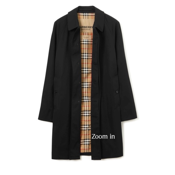Burberry Camden Heritage Car Trench Coat - Mid Length - Black.  NWT. - Picture 1 of 7